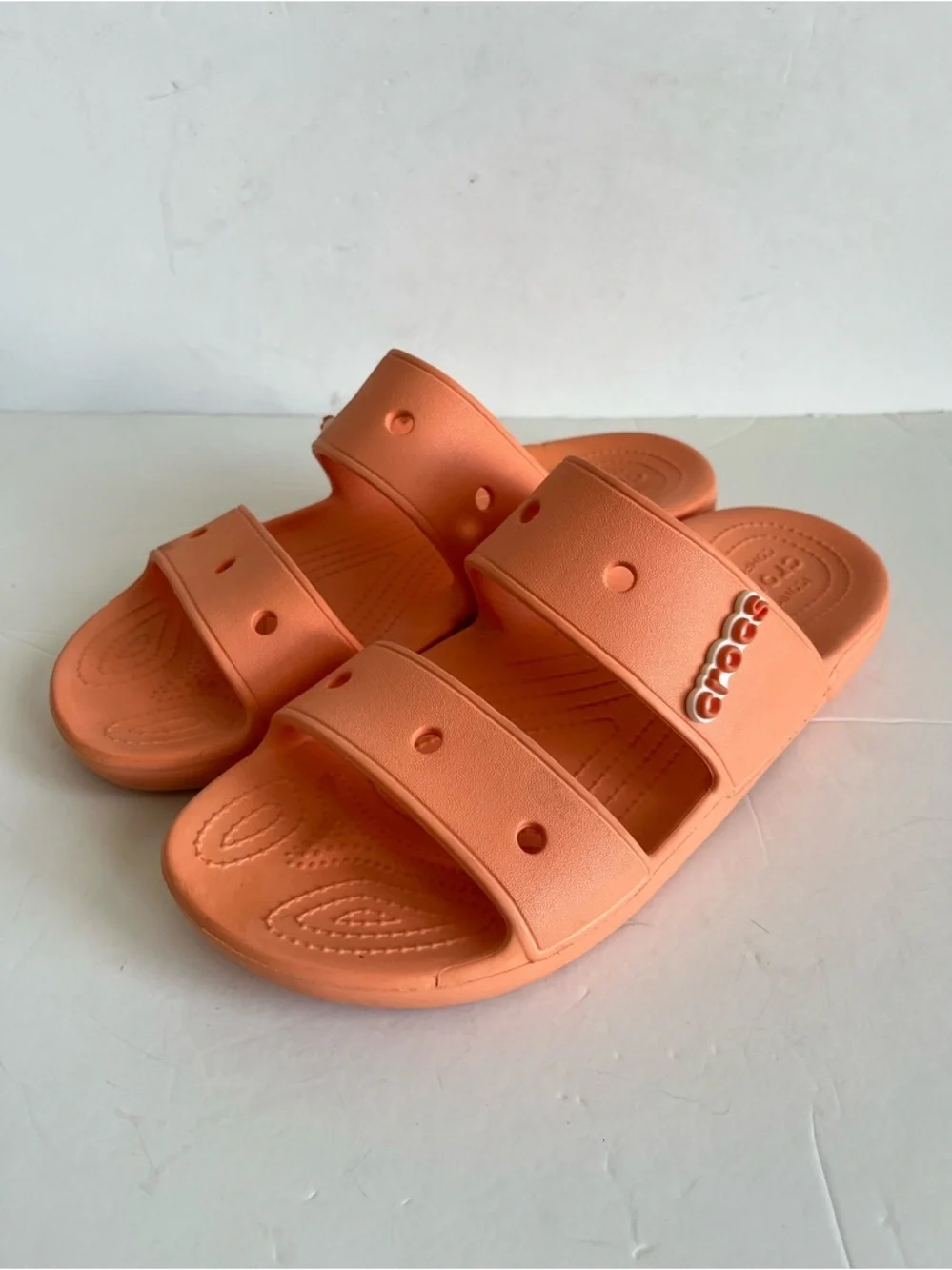 Crocs Double Strap Slide Sandals Peaches Unisex M10 W12